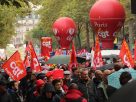 France pension protests.