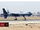 MQ-9 Reaper unmanned aerial vehicle lands at Joint Base Balad.
