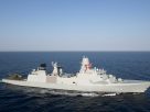 Danish frigate underway in the Red Sea